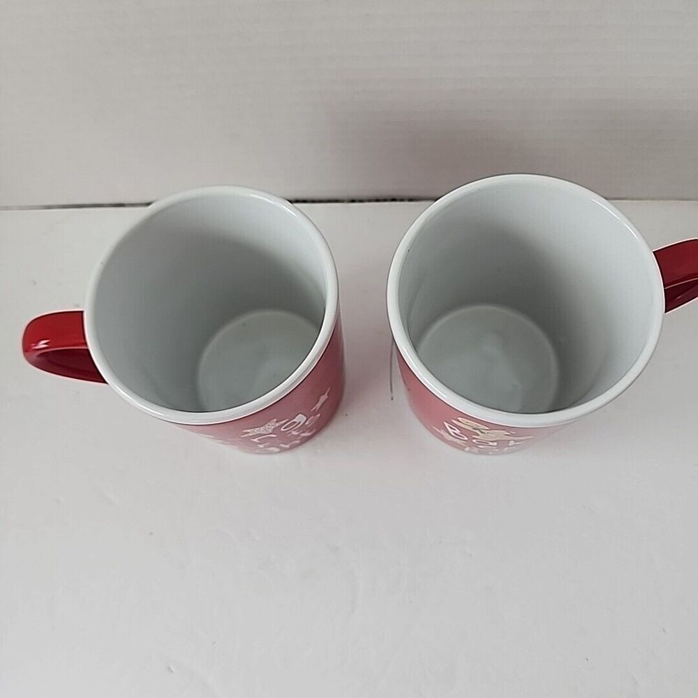 Royal Norfolk Christmas Coffee Mugs Baking Spirits Bright 8" Holiday Gingerbread - Picture 6 of 10